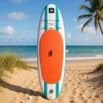 Roc Inflatable Stand Up Paddle Boards with Premium SUP Paddle Board Accessories, Wide Stable Design, Non-Slip Comfort Deck for Youth & Adults (Aqua)