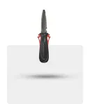 Stohlquist Red Squeeze Lock Kayak Knife, One Size