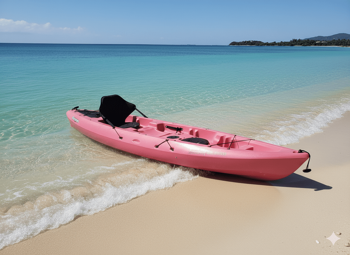 Sun Dolphin Bali 10' Sit-On Kayak in Pink