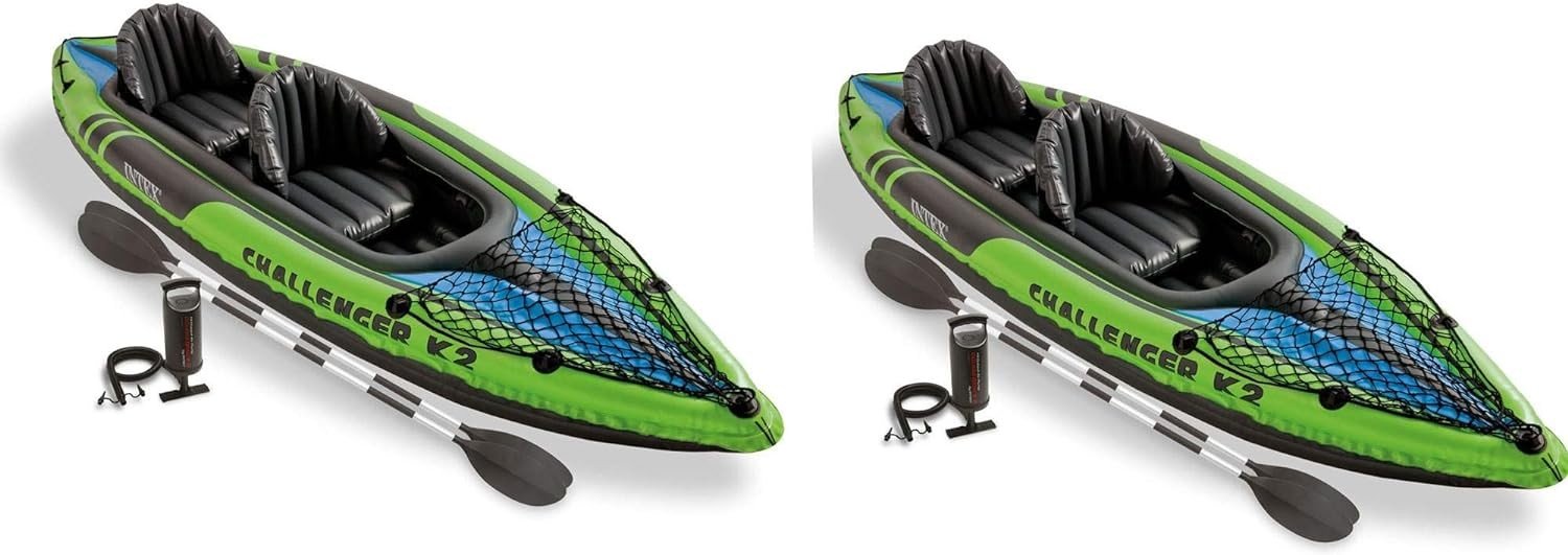 Intex Challenger K2 2-Person Inflatable Kayak Set