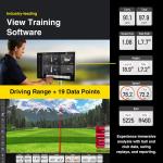 Uneekor Eye Mini LITE Golf Launch Monitor, Indoor Golf Simulators for Home, Office and Garage.