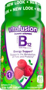 Vitafusion Raspberry B12 Gummies, 60ct