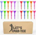 60 Unbreakable Golf Tees - 3.25 Inch Long