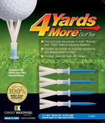 4 Yards More Golf Tees - 3 1/4" Blue