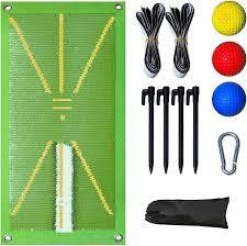 Golf Training Mat for Swing Detection and Feedback