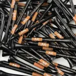 MAZEL 50-Pack Professional Natural Wood Golf Tees