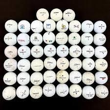 100 Assorted Practice Golf Balls - Mix of Brands