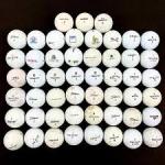 100 Assorted Practice Golf Balls - Mix of Brands
