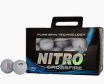 Nitro Golf Ultimate Distance Golf Balls, White, 45 Pack