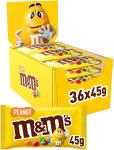 M&M'S PEANUT - Bonbons Chocolat au Lait & Cacahuètes - Grand format - 36 x 45g (L'emballage peut varier)