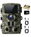 4K Night Vision Trail Camera for Wildlife Tracking