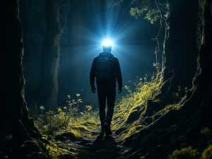 Bright LED Headlamp - 1200 Lumen, 2-Pack