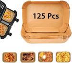 125 Pack Disposable Air Fryer Liners Compatible with Ninja