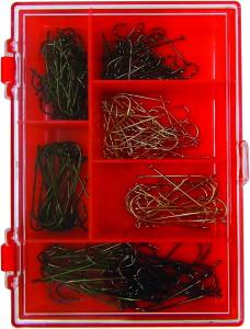 144 Count Eagle Claw Bronze Aberdeen Hook Assortment