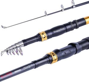 Sougayilang Telescopic Fishing Rod - Ultralight & Portable