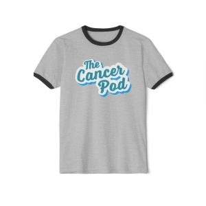 The Cancer Pod Classic Logo Unisex Ringer Tee