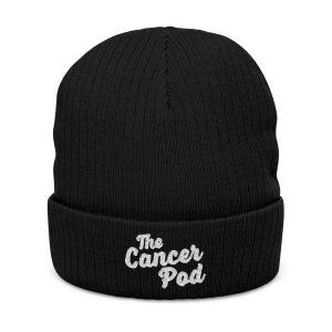The Cancer Pod Classic Logo Embroidered Ribbed Knit Beanie