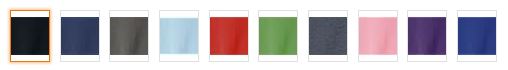 Terribe Twos Apparel Colors