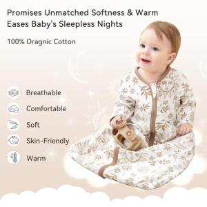 Cotton Baby Sleep Sack 6-12 Months - 2 Pack