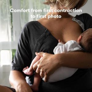 Frida Mom Labor and Delivery Hospital Gown, Easy-Snap