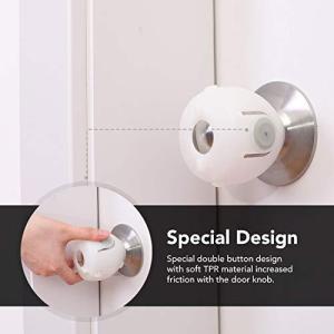 EUDEMON 4 Pack Baby Safety Door Knob Covers