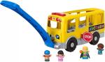 Fisher-Price Musical Pull-Along Yellow Bus Toy