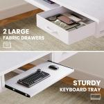 Escritorio Elevable Eléctrico OffiGo 120×54 cm Color Blanco