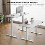 Escritorio Elevable Eléctrico WALKINGDESK 100×60 cm Blanco