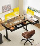 Escritorio Elevable Eléctrico Esquinero en L OffiGo 140×80 cm