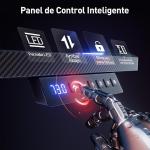 Escritorio Elevable Eléctrico Gaming HLFURNIEU 120x60 cm con LED RGB