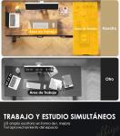 Escritorio Elevable Eléctrico Esquinero en L OffiGo 140×80 cm