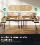 Escritorio Elevable Eléctrico Esquinero en L OffiGo 140×80 cm