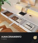 Escritorio Elevable Eléctrico con Cajones OffiGo 120×54 cm Blanco