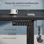 Escritorio Elevable Eléctrico TRIUMPHKEY 110×60 cm Negro