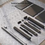 Escritorio Elevable Eléctrico TRIUMPHKEY 110×60 cm Negro