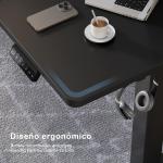 Escritorio Elevable Eléctrico TRIUMPHKEY 110×60 cm Negro
