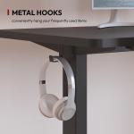 Escritorio Elevable Eléctrico SANODESK Q1 110×54 cm Negro