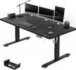 Escritorio Elevable Eléctrico Airfish 160×80 cm Negro