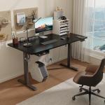 Escritorio Elevable Eléctrico Airfish 160×80 cm Negro