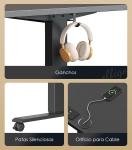 Escritorio Elevable Eléctrico OffiGo 140×54 cm Negro