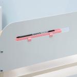 Pupitre Infantil HOMCOM con Silla Ajustable  Color Blanco