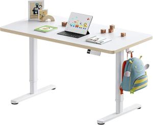 Escritorio Infantil Elevable Eléctrico HUANUO 120×60 cm Blanco