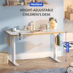 Escritorio Elevable Infantil Eléctrico FLEXISPOT SK1 110×52 cm Blanco