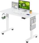 Escritorio Elevable Eléctrico MAIDeSITe SN1 100×60 cm Blanco