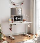 Escritorio Elevable Eléctrico MAIDeSITe SN1 100×60 cm Blanco