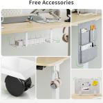 Escritorio Elevable Eléctrico MAIDeSITe SN1 120x60 cm Roble