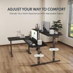 FLEXISPOT Escritorio elevable eléctrico en L 180×120 cm