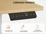 WALKINGDESK Escritorio elevable eléctrico en L 160×140 cm