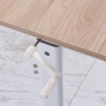Vinsetto escritorio elevable manual con manivela 120×60 cm