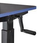 Amazon Basics escritorio gaming regulable en altura con manivela